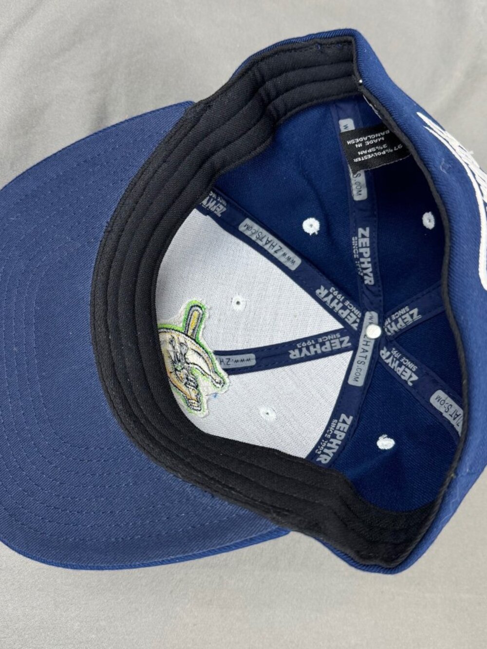 Savannah Bananas Baseball Hat Fitted Size L Blue Stretch Banana Ball Cap - Picture 3 of 10